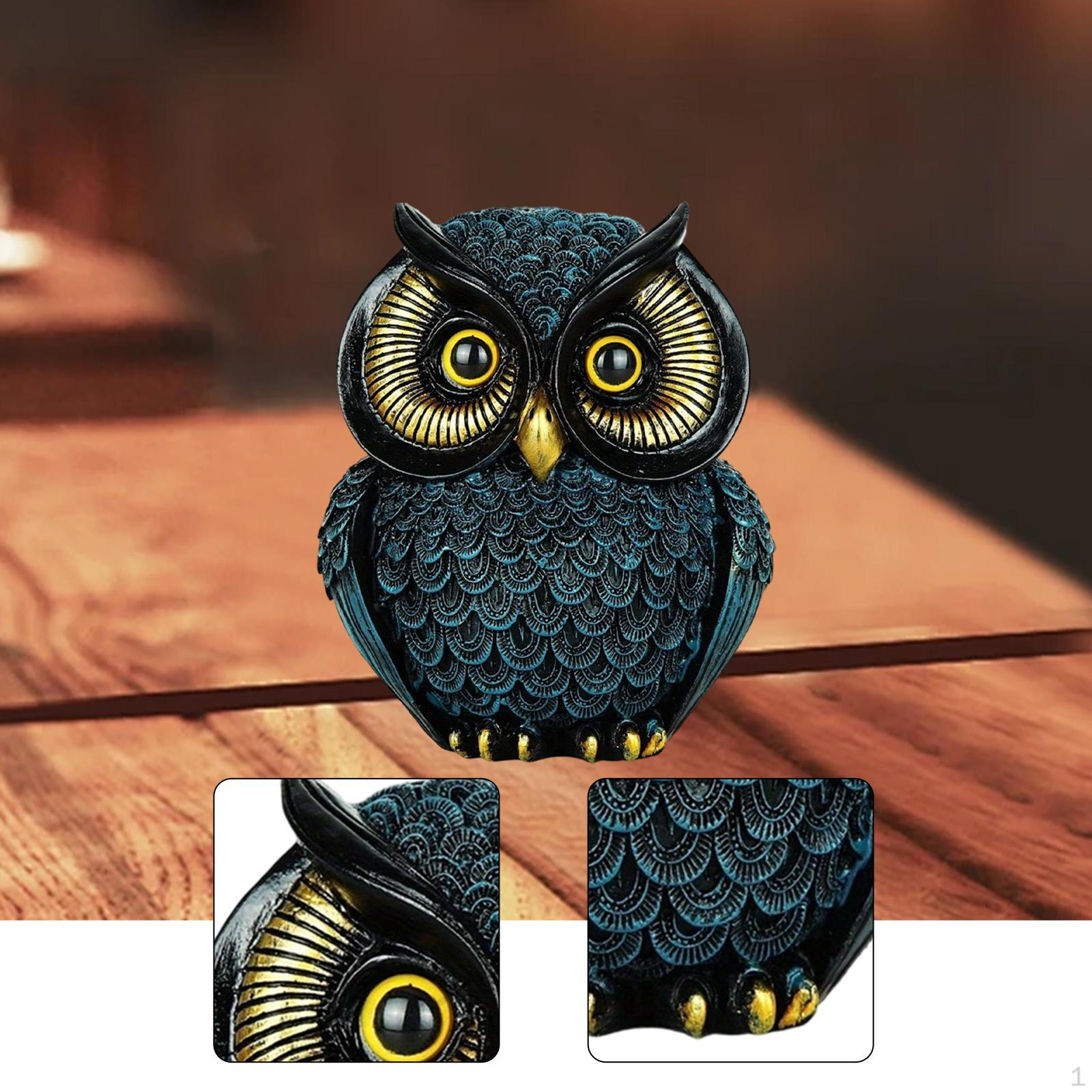 Owl Statue Animal Figurine Collectible Decoration Adorable Ornament Sculpture for Living Blue
Owl Statue Animal Figurine Collectible Decoration Adorable Ornament Sculpture for Living Blue