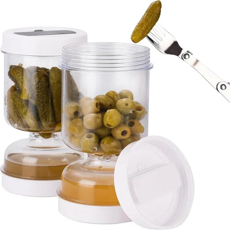 Dry-wet Separation Pickle Vegetable Jar with Strainer Spoon Pickle Container for Sealed Food Storage Kitchen Wine Container none
Dry-wet Separation Pickle Vegetable Jar with Strainer Spoon Pickle Container for Sealed Food Storage Kitchen Wine Container none