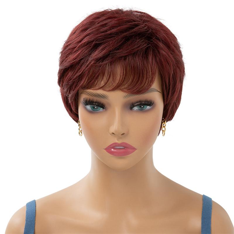 Synthetic Red Wig with Bangs Natural Short Pixie Cut Wigs for Women Lady Daily Party Costume Mommy Wig Heat Resistant красный
Synthetic Red Wig with Bangs Natural Short Pixie Cut Wigs for Women Lady Daily Party Costume Mommy Wig Heat Resistant красный
