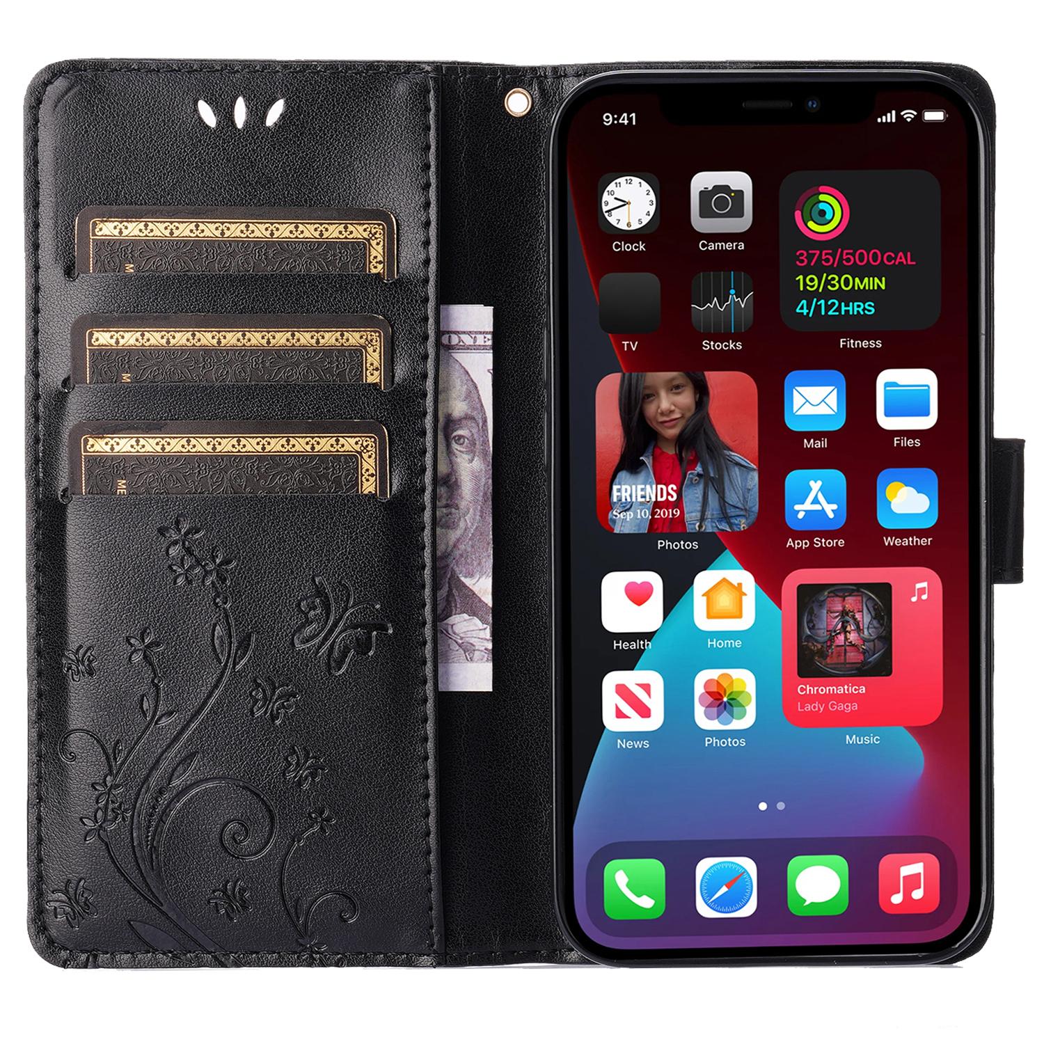 For iPhone 15 Imprinted Butterflies Mobile Phone Stand Case PU Leather Wallet Shell with Strap Black
For iPhone 15 Imprinted Butterflies Mobile Phone Stand Case PU Leather Wallet Shell with Strap Black