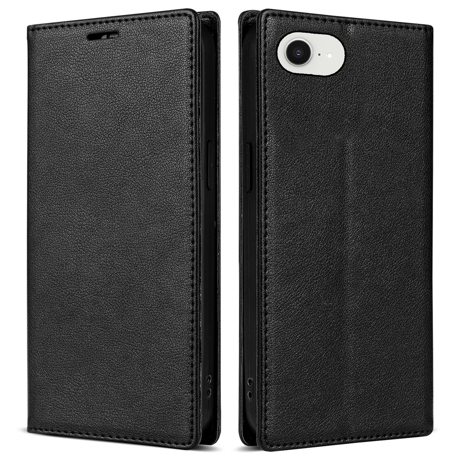 For iPhone 16e Wallet Case Magnetic Closure PU Leather Phone Cover Black
For iPhone 16e Wallet Case Magnetic Closure PU Leather Phone Cover Black