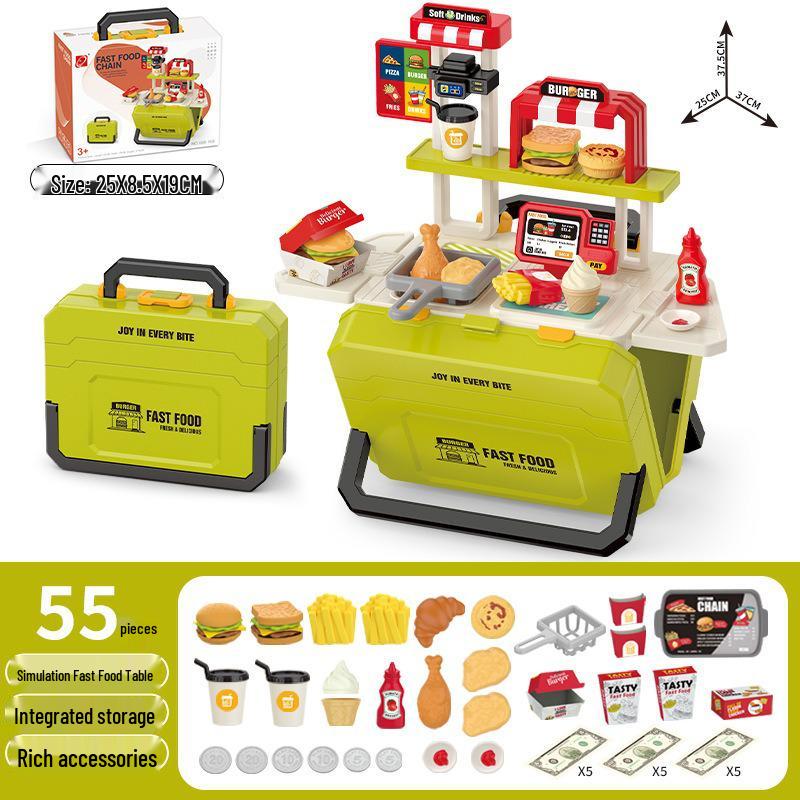 Multi-Function BBQ Table & Candy Cart: Pretend Play Kitchen Toy for Kids
Multi-Function BBQ Table & Candy Cart: Pretend Play Kitchen Toy for Kids