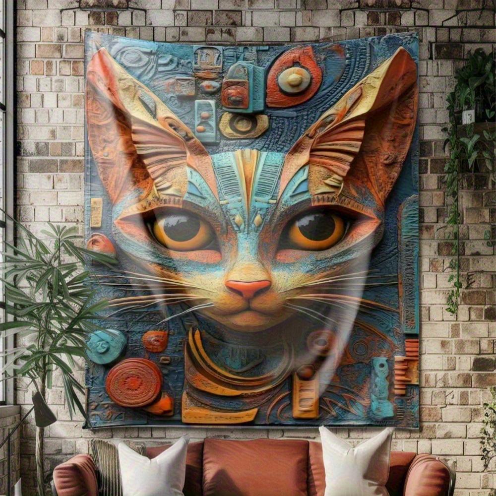 Cyber Mechanical Cat Theme Digital printing polyester wall hanging tapestry decorative Living room bedrooms background gift 74x94cm(29x37in)
Cyber Mechanical Cat Theme Digital printing polyester wall hanging tapestry decorative Living room bedrooms background gift 74x94cm(29x37in)