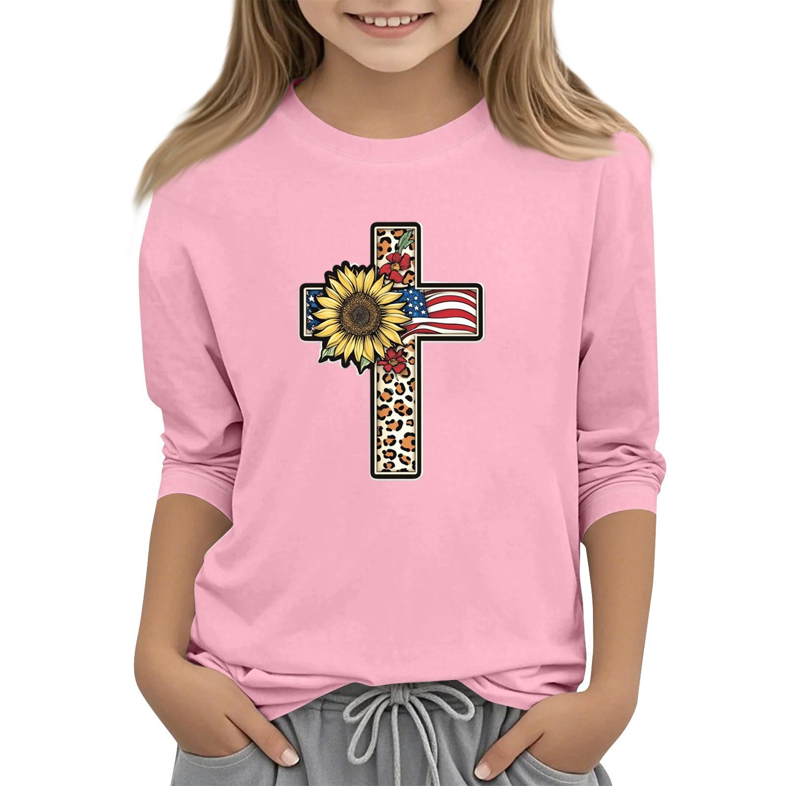 Children s 3/4 Sleeve Independence Day Printed Round Neck Casual T-shirt 120 рожевий
Children s 3/4 Sleeve Independence Day Printed Round Neck Casual T-shirt 120 рожевий