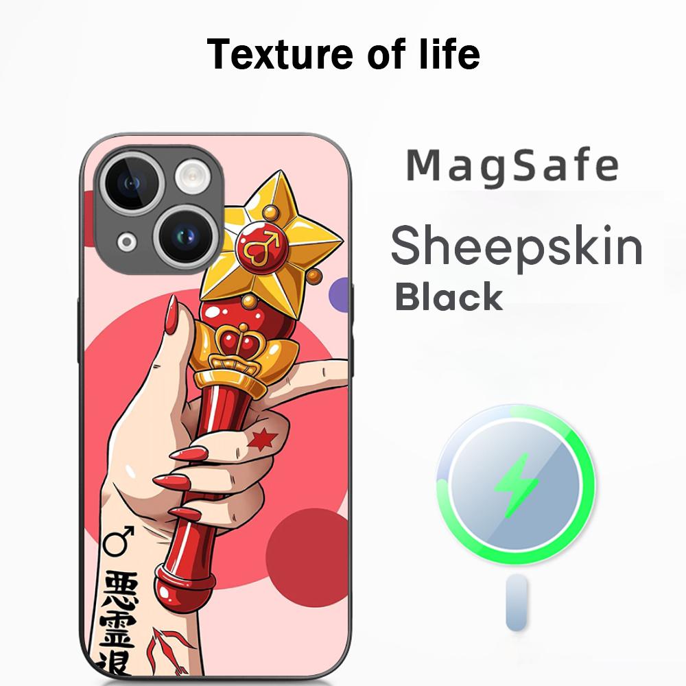 Magical Girl Warrior classic anime pattern Phone Case For iPhone 17 16 15 14 13 12 Plus Pro Max High-end Magsafe Sheepskin iPhone 12 mini
Magical Girl Warrior classic anime pattern Phone Case For iPhone 17 16 15 14 13 12 Plus Pro Max High-end Magsafe Sheepskin iPhone 12 mini