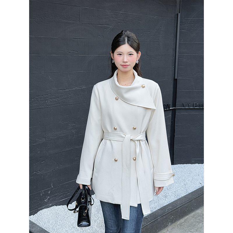 Elegant French Socialite-Style Black Trench Coat - Women s Autumn High-End British Design L
Elegant French Socialite-Style Black Trench Coat - Women s Autumn High-End British Design L