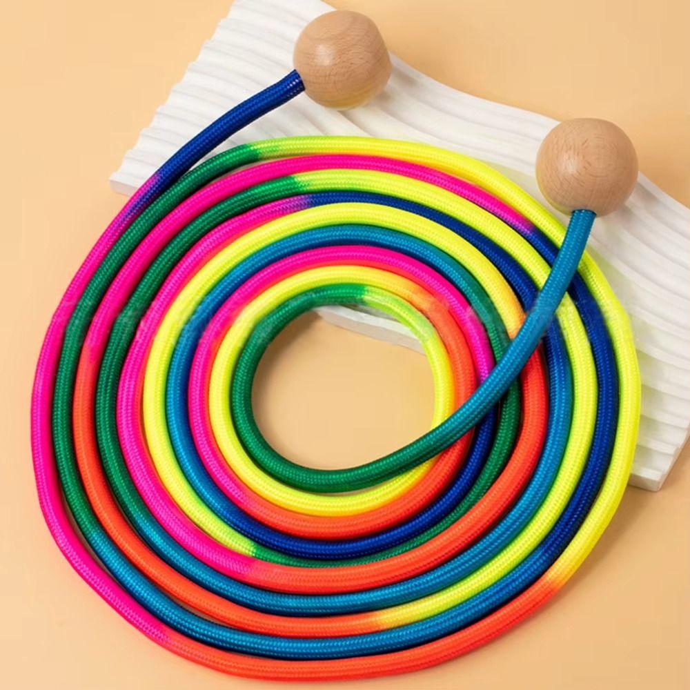 Anti-Slip Rainbow Long Rope Ball Handle 5m Jump Rope Group Skipping Rope Fitness Equipment 5m
Anti-Slip Rainbow Long Rope Ball Handle 5m Jump Rope Group Skipping Rope Fitness Equipment 5m