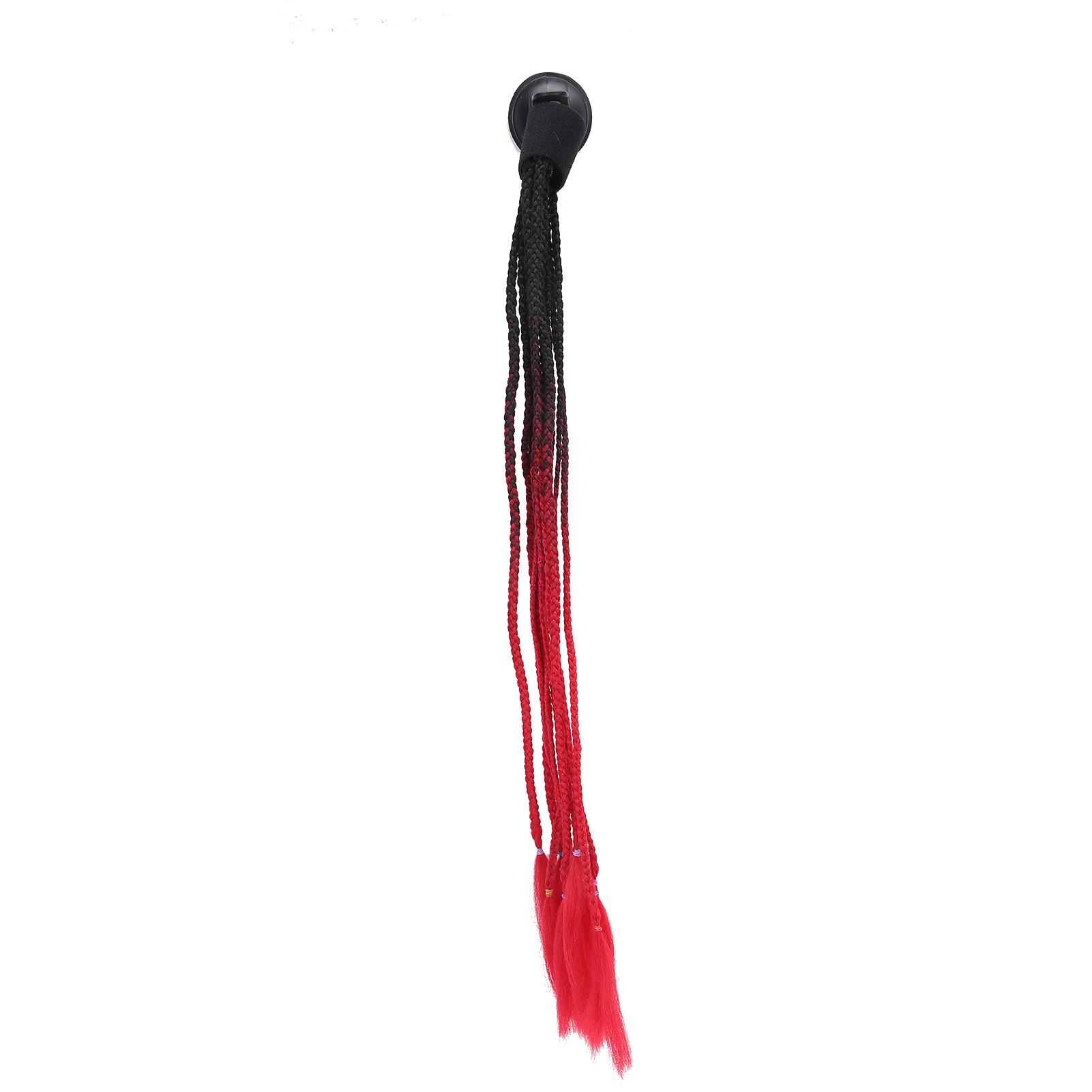 Helmet Braids Suction Cup Punk Style Motorcycle Helmet Pigtails Ponytail Gradient ColorBlack Red
Helmet Braids Suction Cup Punk Style Motorcycle Helmet Pigtails Ponytail Gradient ColorBlack Red