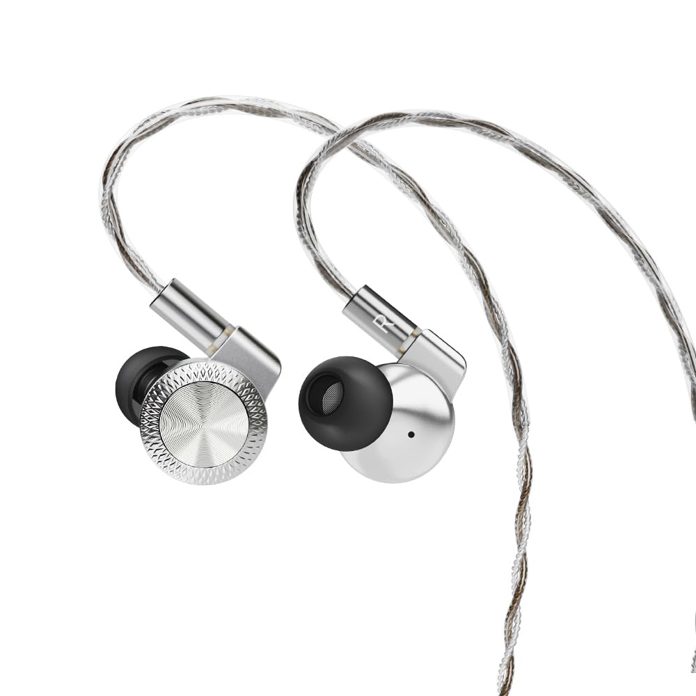 ARTTI T10 Pro Wired Planar Magnetic HiFi Replaceable Full Metal Connector and Stereo Plug Earphones, 14.2mm Driver, In-Ear Headphones, Cable, Housing, срібний
ARTTI T10 Pro Wired Planar Magnetic HiFi Replaceable Full Metal Connector and Stereo Plug Earphones, 14.2mm Driver, In-Ear Headphones, Cable, Housing, срібний