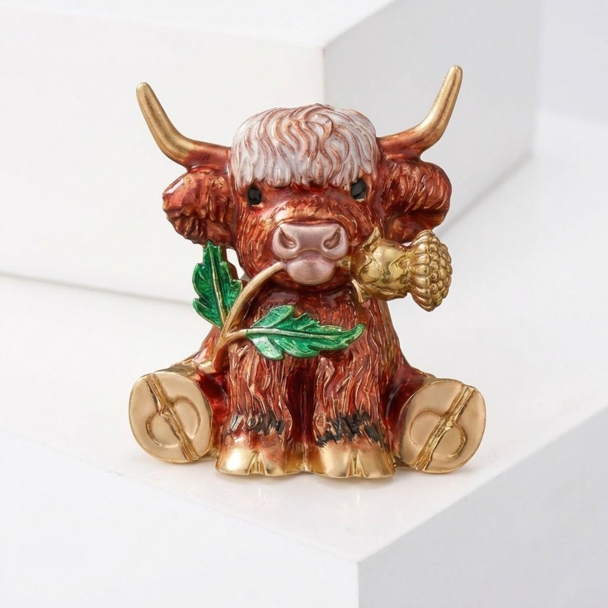 Cute Enamel Ox Brooches for Women Unisex Zodiac Animal Cow Pins Friend Event Party New Gifts Jewelry Decoration Accessories
Cute Enamel Ox Brooches for Women Unisex Zodiac Animal Cow Pins Friend Event Party New Gifts Jewelry Decoration Accessories