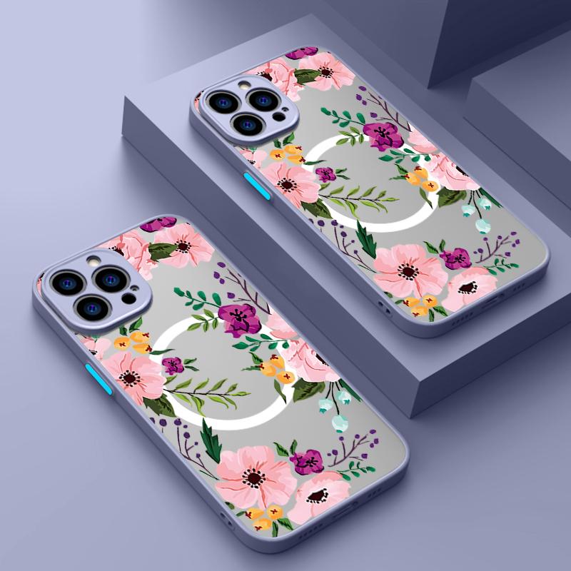 Colorful Flower Magnetic Case For iPhone 16 15 14 Pro Max 13 12 Pro 11 For Magsafe Wireless Charge Soft Edge Acrylic Phone Cover iPhone 15
Colorful Flower Magnetic Case For iPhone 16 15 14 Pro Max 13 12 Pro 11 For Magsafe Wireless Charge Soft Edge Acrylic Phone Cover iPhone 15