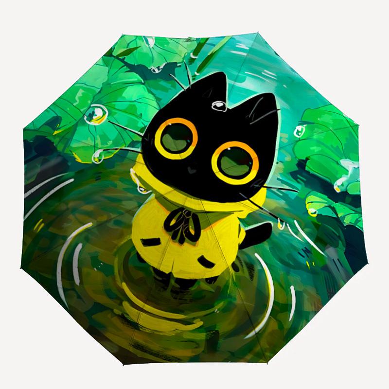 1pc Cat PondAutomatic Folding Umbrella, Portable Collapsible Design, Casual Outdoor Accessory, for All Seasons 067
1pc Cat PondAutomatic Folding Umbrella, Portable Collapsible Design, Casual Outdoor Accessory, for All Seasons 067