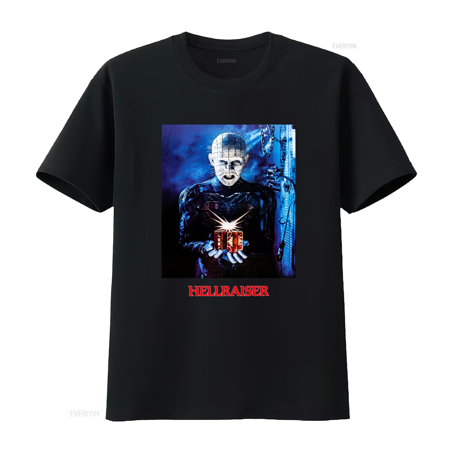 Hellraiser Pinhead T Shirt horror movie vintage Washed homme Stretched streetwear Soft Comfortable Unisex designer clothes 4XL
Hellraiser Pinhead T Shirt horror movie vintage Washed homme Stretched streetwear Soft Comfortable Unisex designer clothes 4XL