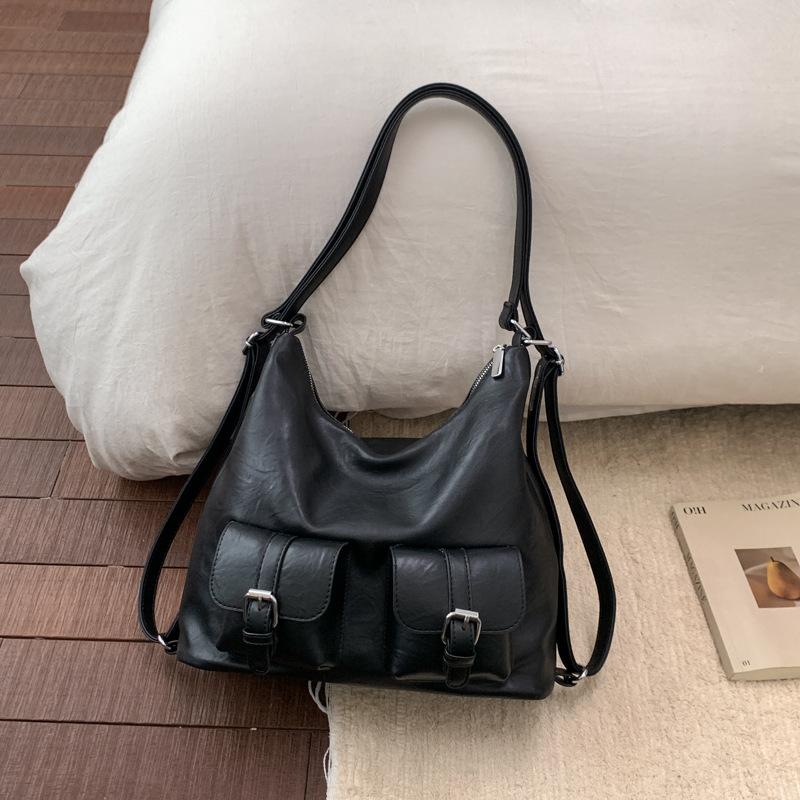 Large-capacity Commuter Versatile Bag, Retro and High-end Single-shoulder Crossbody Bag, Multi-purpose Tote Bag without pendant чорний
Large-capacity Commuter Versatile Bag, Retro and High-end Single-shoulder Crossbody Bag, Multi-purpose Tote Bag without pendant чорний