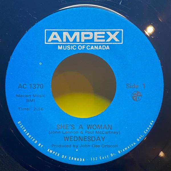 7-дюймовая пластинка WEDNESDAY Shes A Woman AC1370 AMPEX MUSIC OF 1974 Канада Рок Б/у
7-дюймовая пластинка WEDNESDAY Shes A Woman AC1370 AMPEX MUSIC OF 1974 Канада Рок Б/у