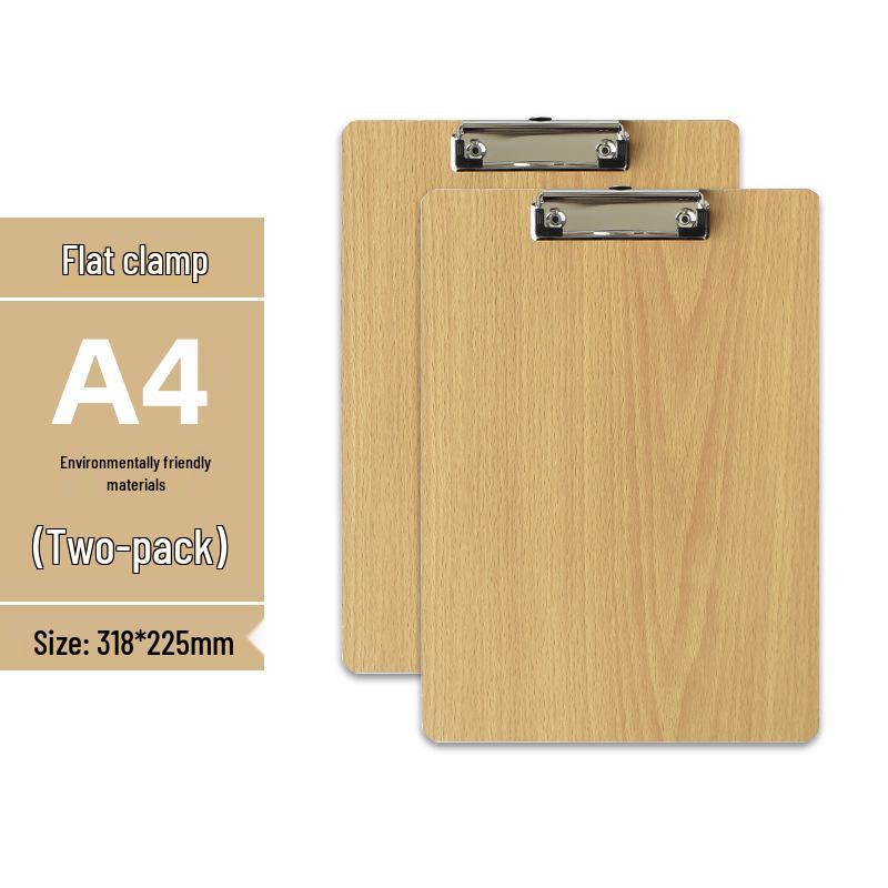 5-Pack A4 Clipboard Set with Pen Holder, A5 Writing Pad, A3 Wooden Clipboard, and Menu Holder
5-Pack A4 Clipboard Set with Pen Holder, A5 Writing Pad, A3 Wooden Clipboard, and Menu Holder