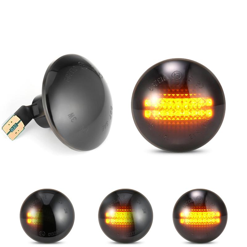 2Pcs For Land Rover Range Rover L322 2002-2012 Clear & Smoked Lens LED Side Marker Lamp Fender Turn Signal Dynamic Amber Lights
2Pcs For Land Rover Range Rover L322 2002-2012 Clear & Smoked Lens LED Side Marker Lamp Fender Turn Signal Dynamic Amber Lights
