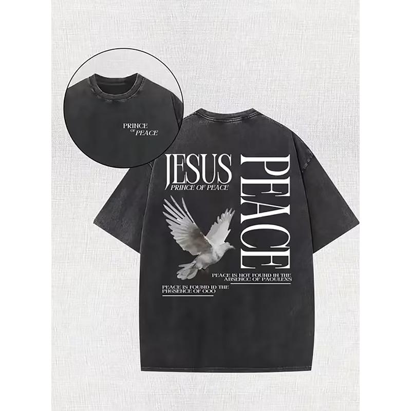 European sizes Print Short-Sleeved T-Shirt for Men, Fashion Trend Street Retro Round Neck Loose Fit Casual Shirt Perfect for Males 5XL чорний
European sizes Print Short-Sleeved T-Shirt for Men, Fashion Trend Street Retro Round Neck Loose Fit Casual Shirt Perfect for Males 5XL чорний