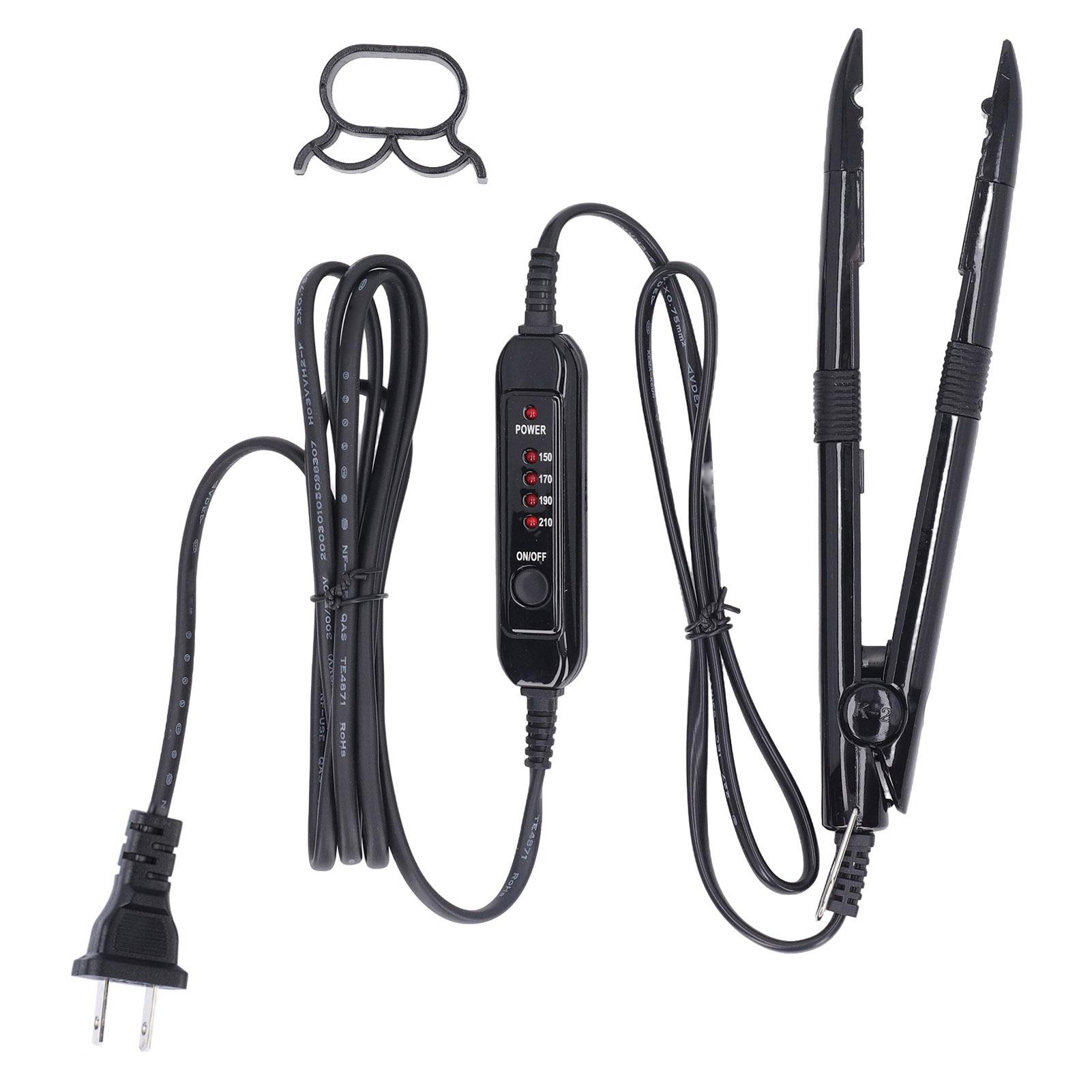 Hair Extensions Tool Even Fast Heating Fusion Temp Control Heat Iron Connector Wand with Bracket US US PLUG
Hair Extensions Tool Even Fast Heating Fusion Temp Control Heat Iron Connector Wand with Bracket US US PLUG
