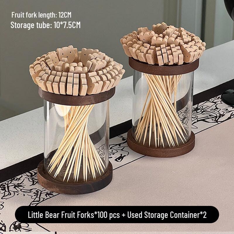 Bamboo Fruit Skewers with Storage Jar (1000 Count)
Bamboo Fruit Skewers with Storage Jar (1000 Count)