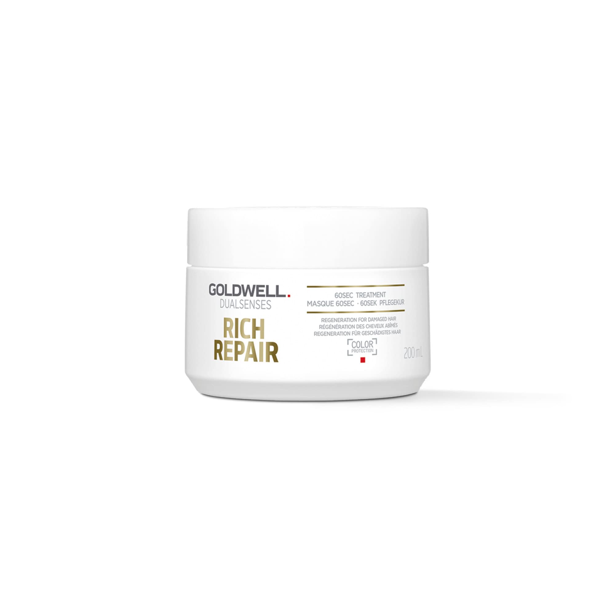 Goldwell Dual Senses Rich Repair 60-секундное средство для поврежденных волос 200 мл (Регенерация волос)
Goldwell Dual Senses Rich Repair 60-секундное средство для поврежденных волос 200 мл (Регенерация волос)