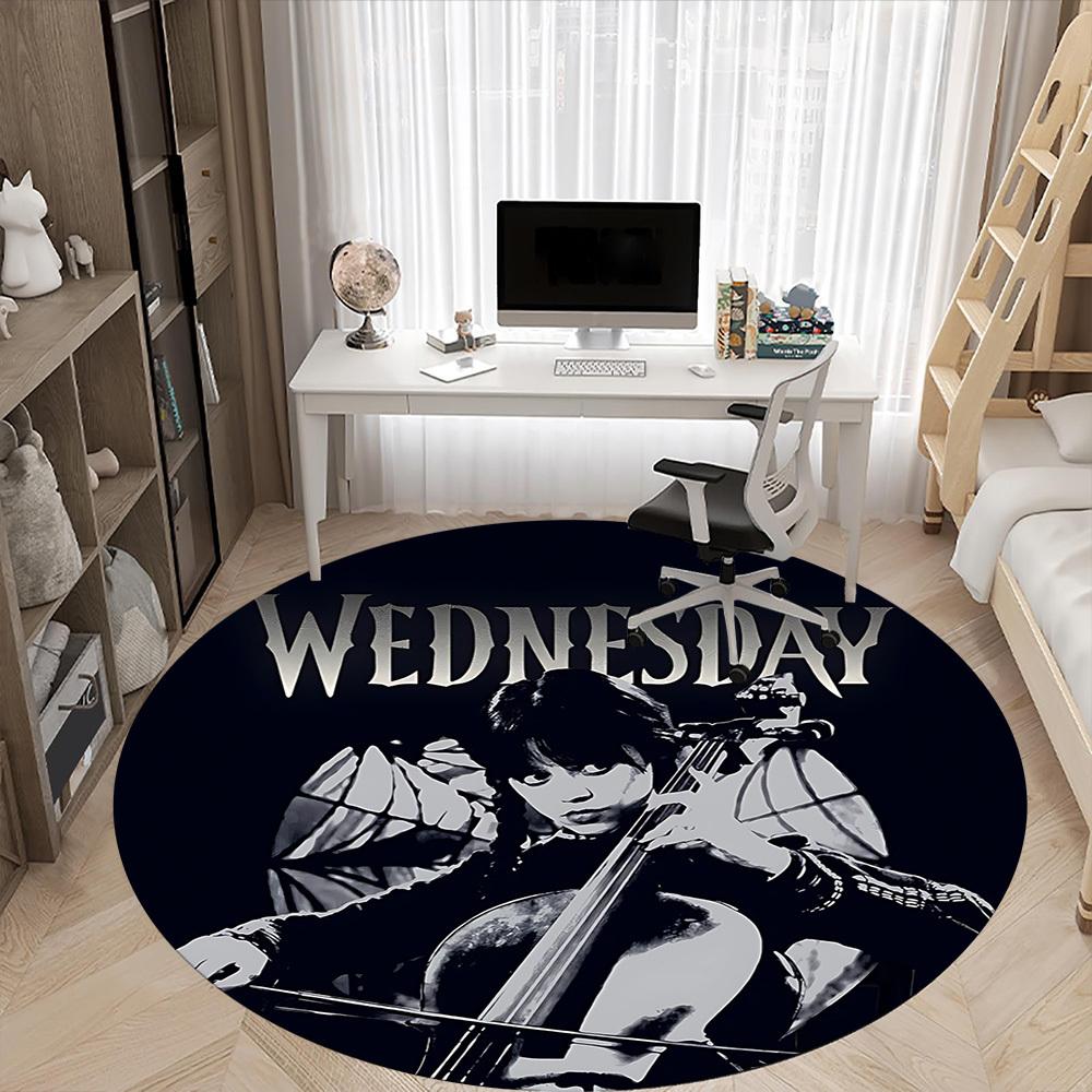 1PC Wednesday Addams Office Round Rug - Perfect for Office or Study Decor, Non-Slip Backing, Decorative Floor Mat yy250916013 80cm by 80cm
1PC Wednesday Addams Office Round Rug - Perfect for Office or Study Decor, Non-Slip Backing, Decorative Floor Mat yy250916013 80cm by 80cm