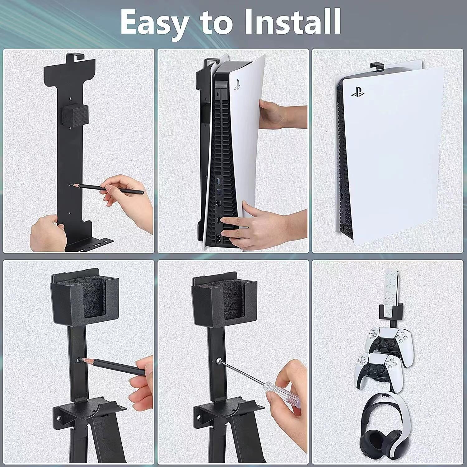 Настенный кронштейн для хоста и консоли PS5 Настенный держатель для гарнитуры Игровой хост Стойка для хранения Подставка для кронштейна
Настенный кронштейн для хоста и консоли PS5 Настенный держатель для гарнитуры Игровой хост Стойка для хранения Подставка для кронштейна