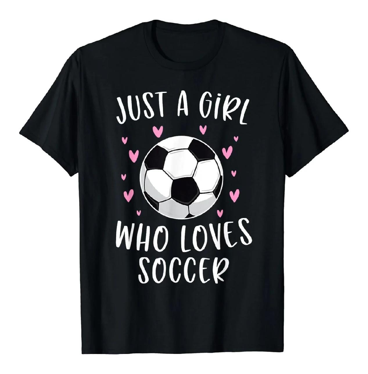 Just A Girl Who Loves Soccer Graphic T-Shirt Breathable Short Sleeve Crewneck Tee XXXXXL чорний
Just A Girl Who Loves Soccer Graphic T-Shirt Breathable Short Sleeve Crewneck Tee XXXXXL чорний