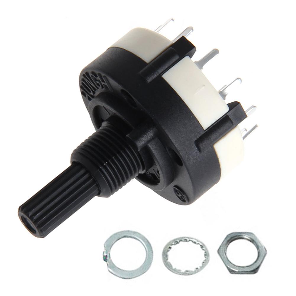 Rotary Switch RS26 1P12T Band Switch Band Channel Rotary Selector Switch 1 Pole 12 Position Selectable Position 1 чорний
Rotary Switch RS26 1P12T Band Switch Band Channel Rotary Selector Switch 1 Pole 12 Position Selectable Position 1 чорний