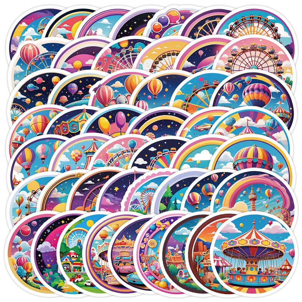 50PCS Cute Amusement Park Graffiti Stickers for Water Bottles and Laptops - Waterproof Decorative Set
50PCS Cute Amusement Park Graffiti Stickers for Water Bottles and Laptops - Waterproof Decorative Set