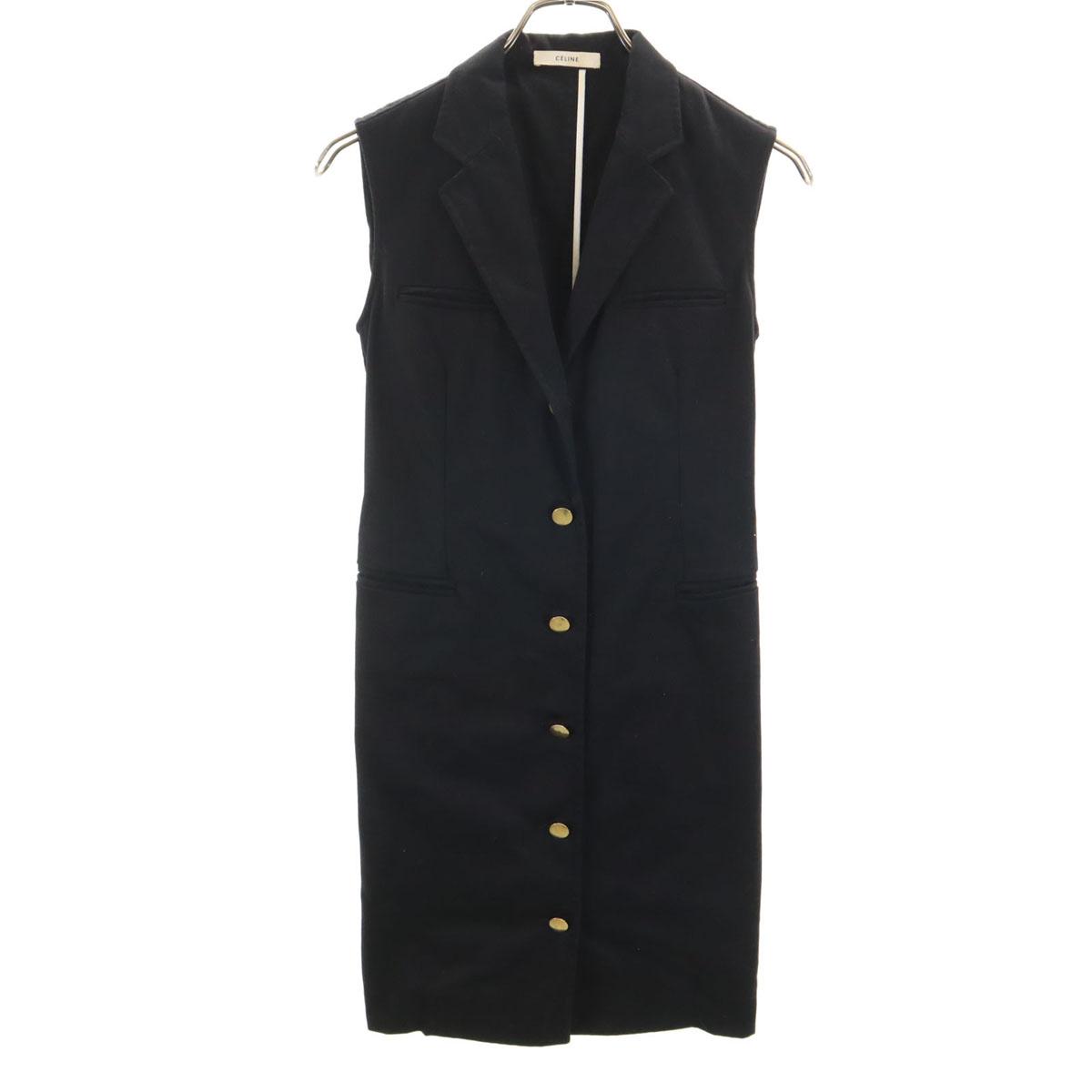 CELINE Made in France Short sleeve long Best 36 black Women Used
CELINE Made in France Short sleeve long Best 36 black Women Used