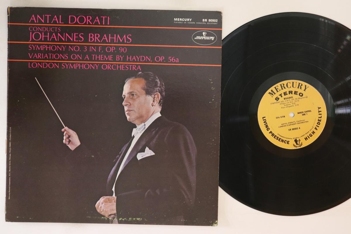 LP Record ANTAL DORATI LONDON SYMPHONY ORCHE Brahms Symphony No. 3 In F Op. 90 SR90502PROMO MERCURY 1968 US Classical Used
LP Record ANTAL DORATI LONDON SYMPHONY ORCHE Brahms Symphony No. 3 In F Op. 90 SR90502PROMO MERCURY 1968 US Classical Used