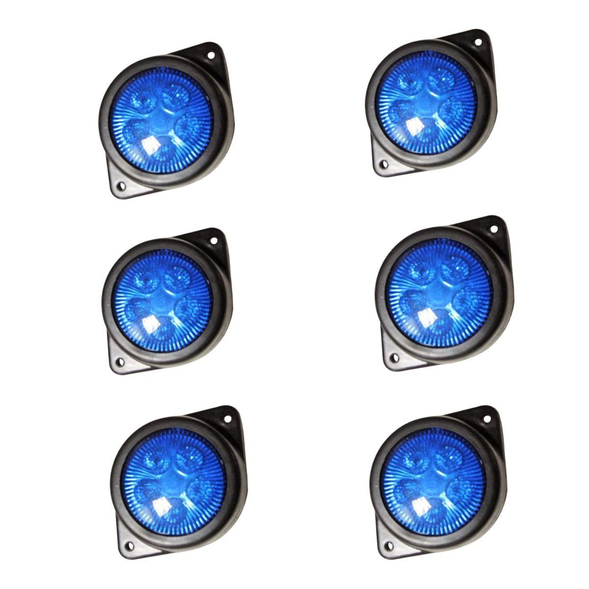 LED Outline Marker Lights Trailer for Truck 24V Blue Clearance Chicken Lights for Semi Trucks Freightliner Cargo – Universal Fit (Pack of 6)
LED Outline Marker Lights Trailer for Truck 24V Blue Clearance Chicken Lights for Semi Trucks Freightliner Cargo – Universal Fit (Pack of 6)