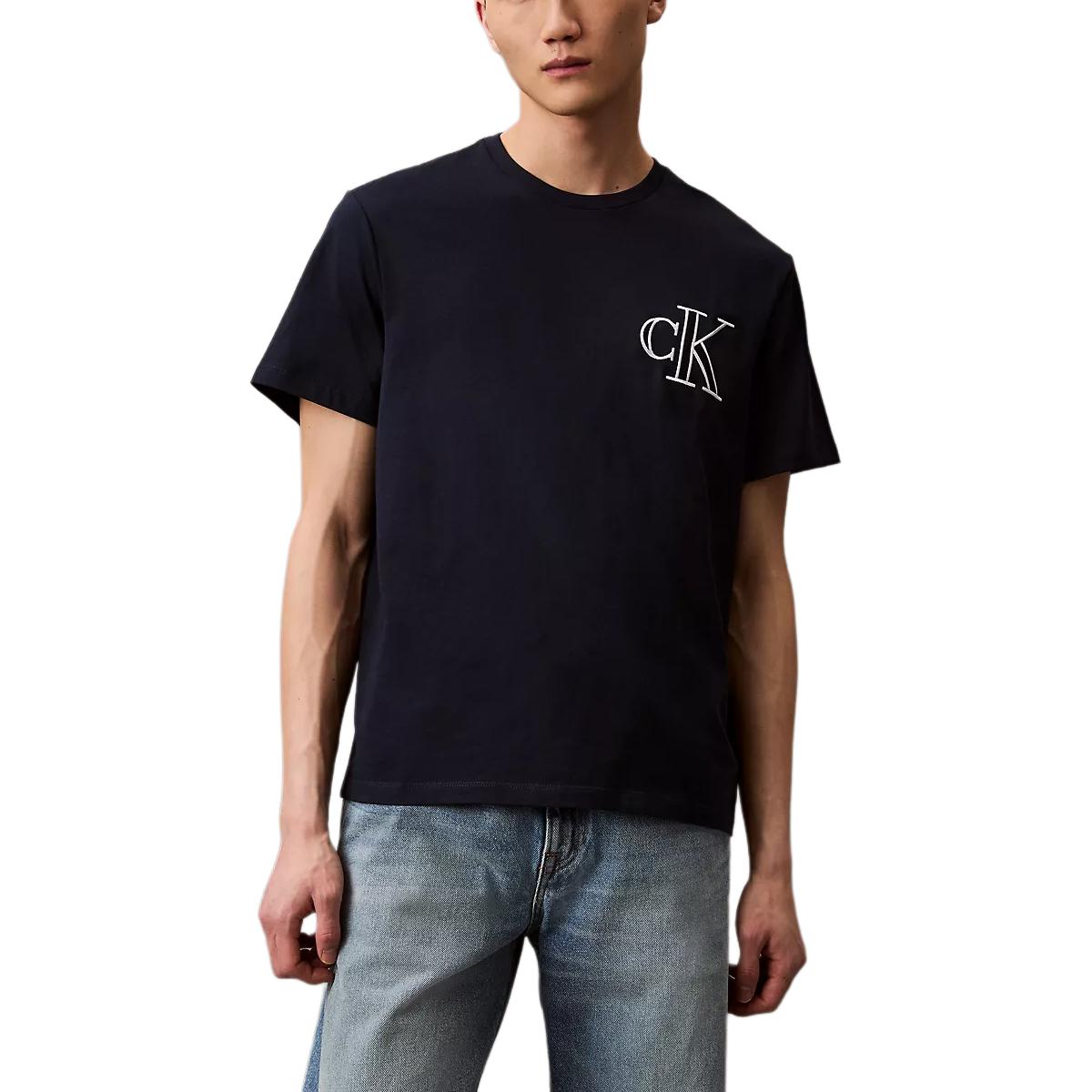 Calvin Klein Minimalist Comfortable Versatile Letter Logo Patch Short Sleeve T-Shirt Men Tops Deep-Sapphire 4RB848G-410 L
Calvin Klein Minimalist Comfortable Versatile Letter Logo Patch Short Sleeve T-Shirt Men Tops Deep-Sapphire 4RB848G-410 L