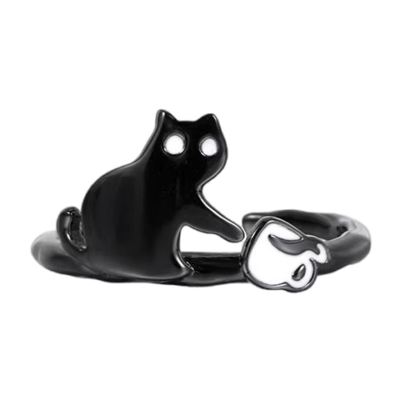 Adjustable Copper Cats Ring Stackable Jewelry Gift For Women Girls Pet Lovers Adjustable Open Ring All Finger Sizes
Adjustable Copper Cats Ring Stackable Jewelry Gift For Women Girls Pet Lovers Adjustable Open Ring All Finger Sizes