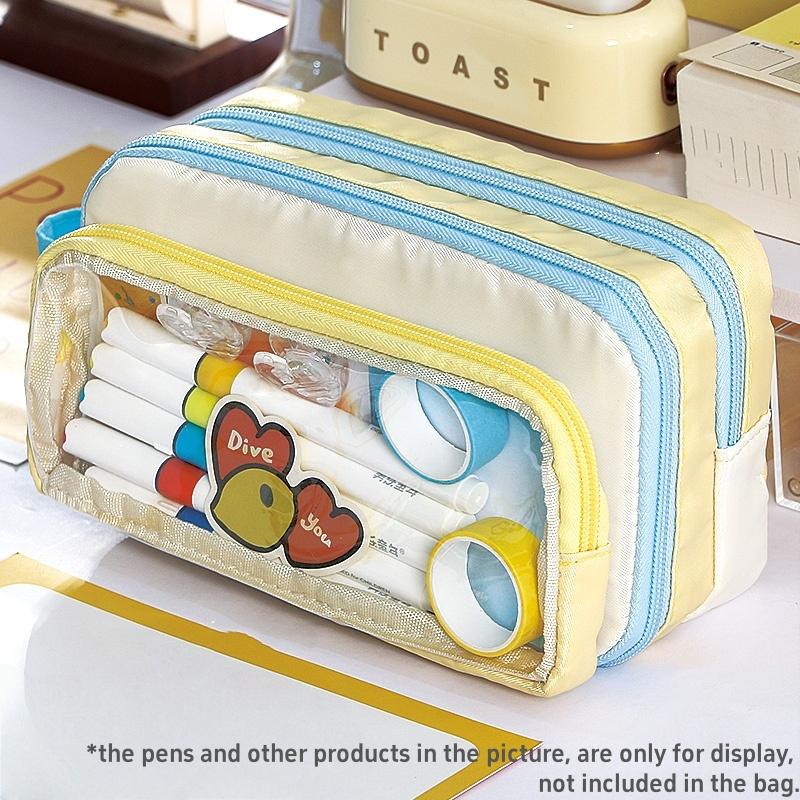 1pcs Detachable Color Blocked Pencil Case Pen Bag, Transparent Front Pocket Cream Colors Large Capacity Storage Pouch A7878 кремовый
1pcs Detachable Color Blocked Pencil Case Pen Bag, Transparent Front Pocket Cream Colors Large Capacity Storage Pouch A7878 кремовый