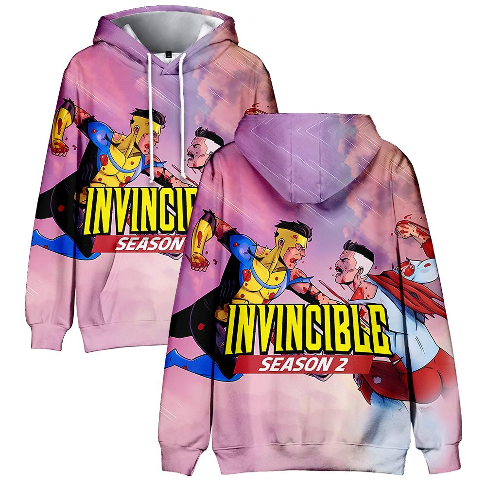 Invincible Season 2 Hoodie Sweatshirt for Mens Womens Unisex Graphic Printed Cool Tie Dye Streetwear Hoodie
Invincible Season 2 Hoodie Sweatshirt for Mens Womens Unisex Graphic Printed Cool Tie Dye Streetwear Hoodie