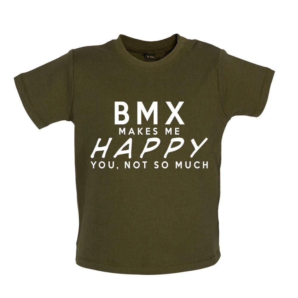 BMX Makes Me Happy, You Not So Much - Baby Kids Boys Girls Unisex T-Shirt / Romper - Bike Cyclist 160
BMX Makes Me Happy, You Not So Much - Baby Kids Boys Girls Unisex T-Shirt / Romper - Bike Cyclist 160