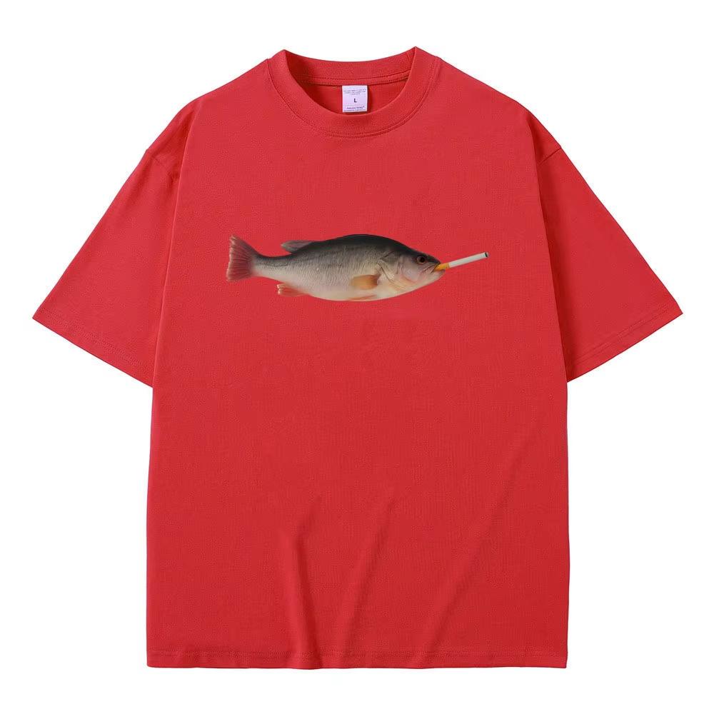 Fish Smoking Funny Vertebrata Lovers Meme T-shirts Men Women Casual Cotton Vintage Short Sleeve T-shirts Male Oversized T Shirts 4XL
Fish Smoking Funny Vertebrata Lovers Meme T-shirts Men Women Casual Cotton Vintage Short Sleeve T-shirts Male Oversized T Shirts 4XL