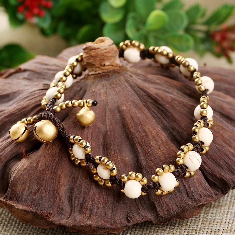 Женский браслет в богемном этническом стиле в стиле ретро, бирюзовый, восковая веревка, ручная работа, пляжный стиль «сделай сам», креативный женский браслет для пары, ювелирные изделия
Женский браслет в богемном этническом стиле в стиле ретро, бирюзовый, восковая веревка, ручная работа, пляжный стиль «сделай сам», креативный женский браслет для пары, ювелирные изделия