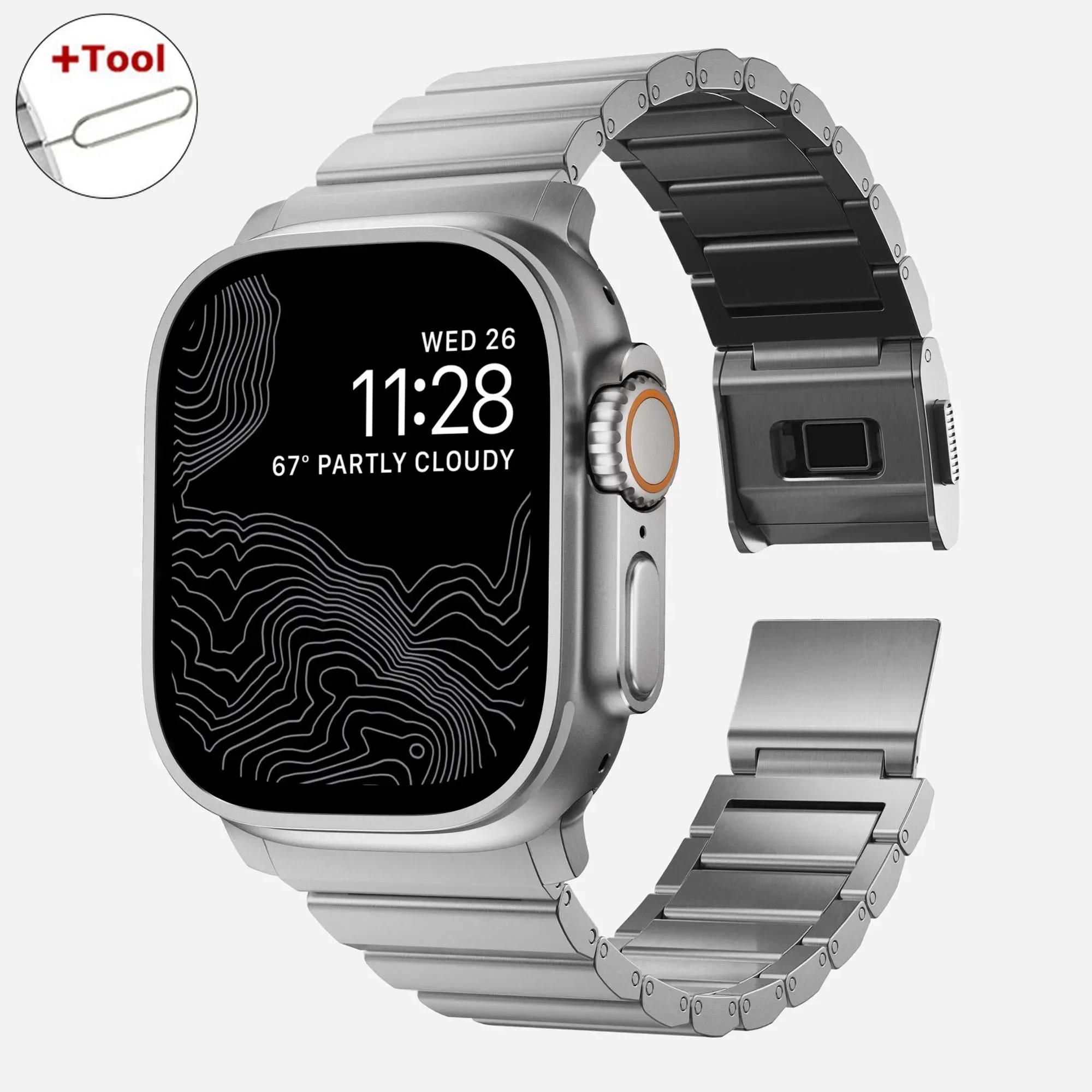 Stainless Steel Strap for Apple Watch Series 11 10 46mm Ultra 3 2 49mm 45mm 44mm Magnetic Band for IWatch 9 6 5 4 7 8 SE3 Correa for Ultra 3 2 1 49mm срібний
Stainless Steel Strap for Apple Watch Series 11 10 46mm Ultra 3 2 49mm 45mm 44mm Magnetic Band for IWatch 9 6 5 4 7 8 SE3 Correa for Ultra 3 2 1 49mm срібний