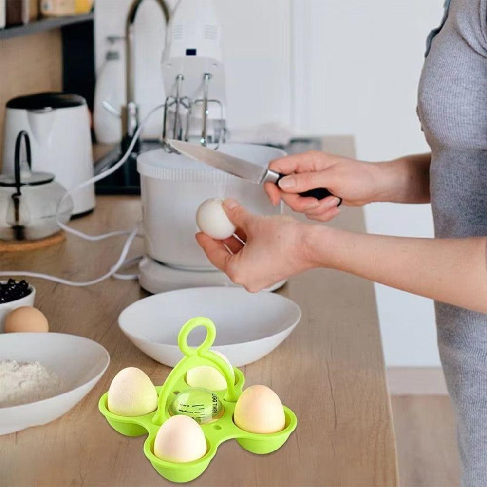 Hold 4 Eggs Egg Timer Removable Nonstick Egg Molds Kitchen Accessories Egg Boiler Restaurant Style C
Hold 4 Eggs Egg Timer Removable Nonstick Egg Molds Kitchen Accessories Egg Boiler Restaurant Style C