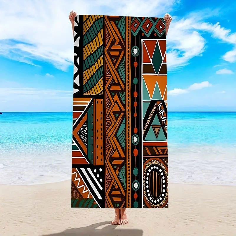 Modern Abstract African Art Vintage Beach Towel, Quick Dry for Yoga Fitness Travel Swimming Camping W40*H60(CM)
Modern Abstract African Art Vintage Beach Towel, Quick Dry for Yoga Fitness Travel Swimming Camping W40*H60(CM)