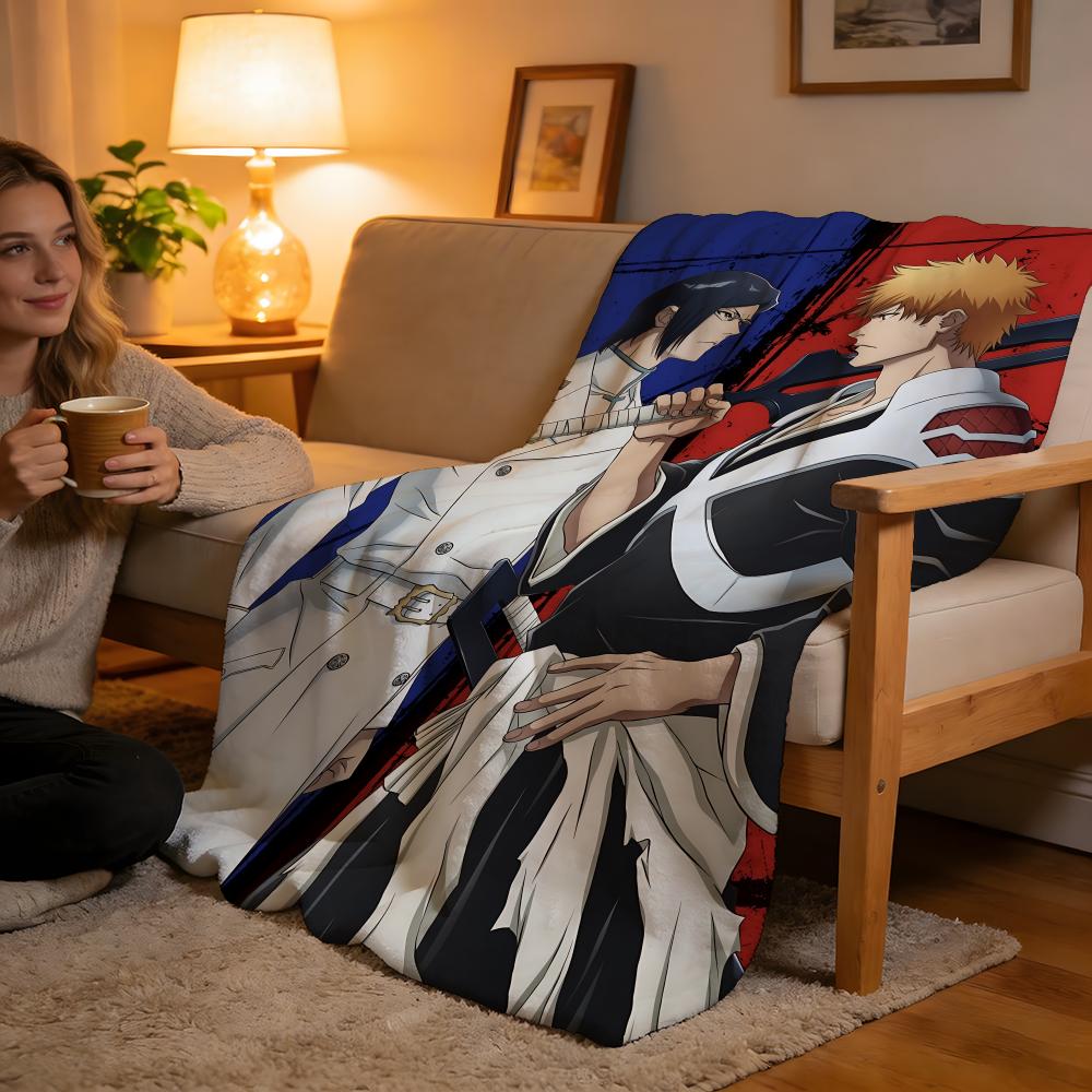 BLEACH Classic Animation Throw High-Density Short Plush Blanket Soft For Sofa Air-Con Room. 75cmx90cm
BLEACH Classic Animation Throw High-Density Short Plush Blanket Soft For Sofa Air-Con Room. 75cmx90cm