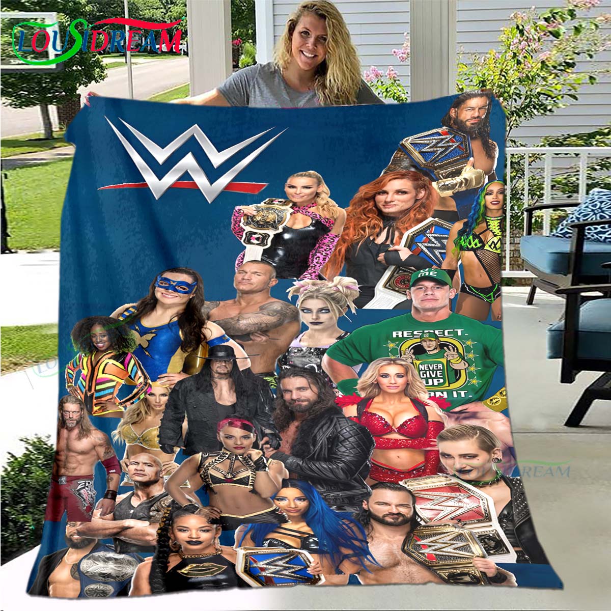 Модне спортивне покривало для рестлінгу W-Wwe з принтом, тонке фланелеве покривало, портативне для дому, подорожей, офісу, покривало для обідньої перерви, рушник для ванної, подарунок 180x230cm
Модне спортивне покривало для рестлінгу W-Wwe з принтом, тонке фланелеве покривало, портативне для дому, подорожей, офісу, покривало для обідньої перерви, рушник для ванної, подарунок 180x230cm