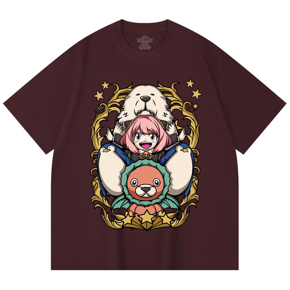 230 Gsm 100% Cotton Spy Family V11 Print Unisex Heavy Cotton T Shirt 2XL вина червоного кольору
230 Gsm 100% Cotton Spy Family V11 Print Unisex Heavy Cotton T Shirt 2XL вина червоного кольору