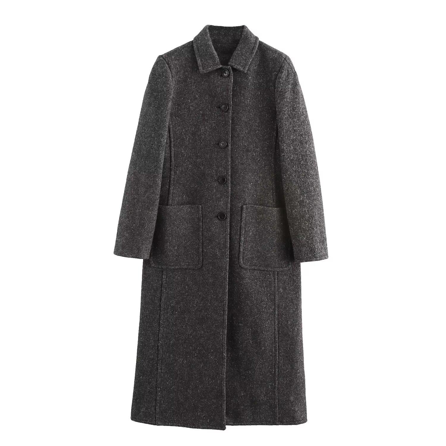 European & American Style 2025 Spring Turn-Down Collar Soft Loose Commute Pocket Trench Coat Large бордовый
European & American Style 2025 Spring Turn-Down Collar Soft Loose Commute Pocket Trench Coat Large бордовый