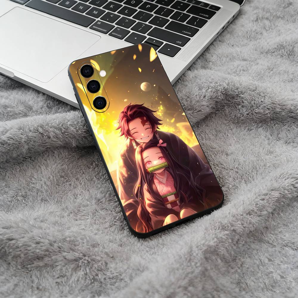 D-Demon- SlayerT-Tanjiro & N-Nezuko Soft Silicone phone Case for Samsung Galaxy A73/A71/A72/A70/A53/A52/A51 - Black Samsung a40
D-Demon- SlayerT-Tanjiro & N-Nezuko Soft Silicone phone Case for Samsung Galaxy A73/A71/A72/A70/A53/A52/A51 - Black Samsung a40