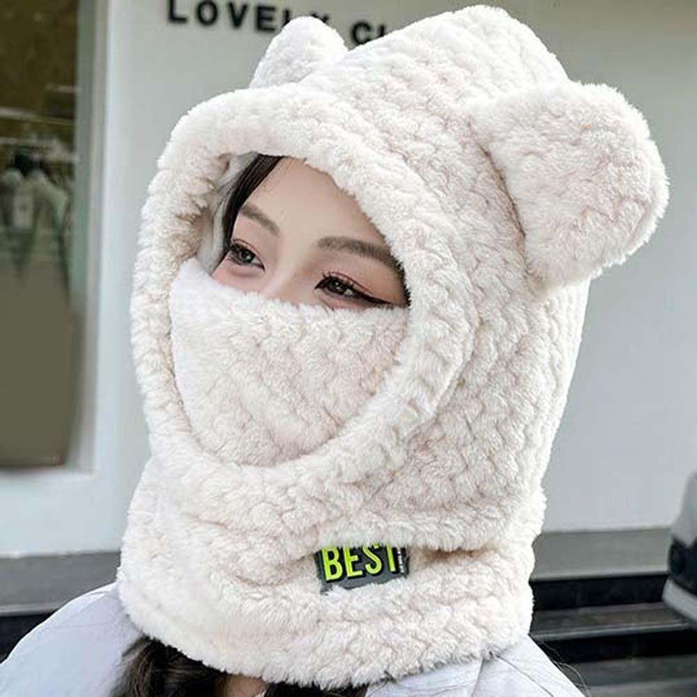 Soft Bear Scarf and Hat Set Plush Jacquard Pullover Cap Fashion Cold Proof Scarf School темные хаки
Soft Bear Scarf and Hat Set Plush Jacquard Pullover Cap Fashion Cold Proof Scarf School темные хаки