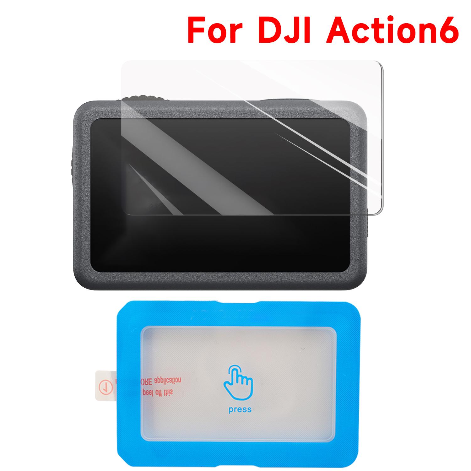 Easy Installation Tempered Glass for Osmo DJI Action 6 HD Anti-scratch Front Back Camera Lens Screen Protector for DJI Action 6 1Set
Easy Installation Tempered Glass for Osmo DJI Action 6 HD Anti-scratch Front Back Camera Lens Screen Protector for DJI Action 6 1Set